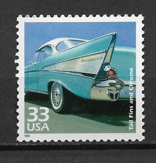 1999 Sc3187g Celebrate the Century: 1950's Tail Fins MNH