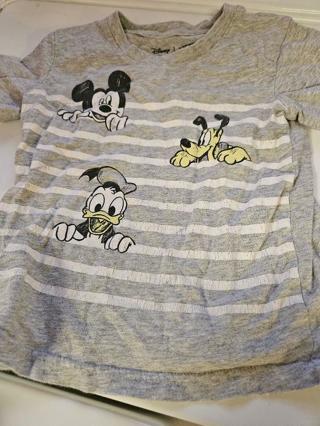 Grey Disney shirt with 3 characters on it