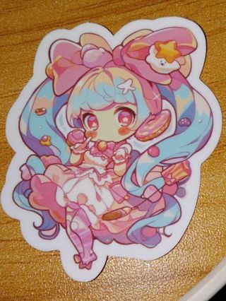 Girl one new vinyl lab top sticker no refunds regular mail high quality!