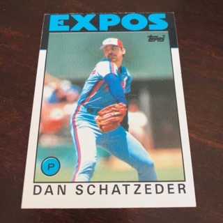 1986 Topps - [Base] #324 Dan Schatzeder 