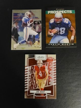 3 nfl rookie cards