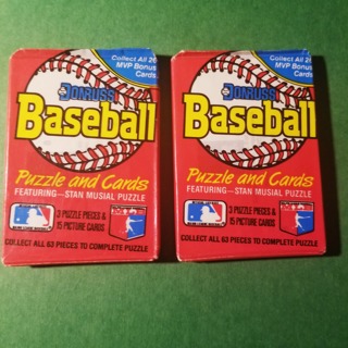 WAX PACK - 1988 DONRUSS Baseball - LOT of (2) Wax Packs (Factory Sealed) 