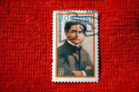  Scotts #3651 2002  37c "Harry Houdini" U.S.Postage Stamp. 