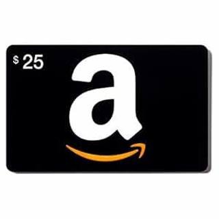 Amazon Gift Card Twenty Five Dollars 25.00 Same Day Delivery