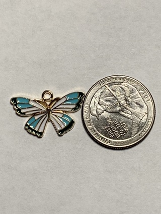BUTTERFLY CHARM~#58~1 CHARM ONLY~FREE SHIPPING!
