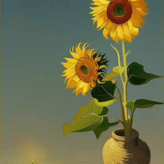 Listia Digital Collectible: Two Sunflowers