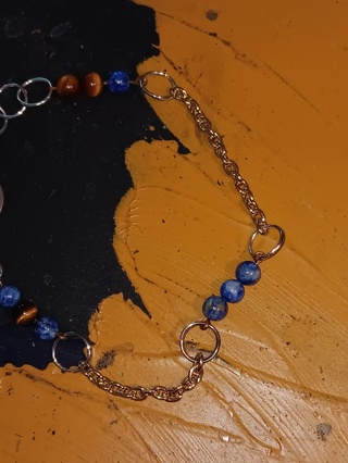 Bracelet handmade  with beads and peace sign