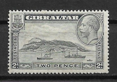 1932 Gibraltar Sc98 2p Rock of Gibraltar MH