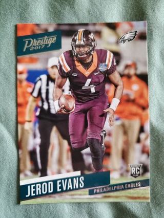 2017 Panini Prestige Rookie Jerod Evans