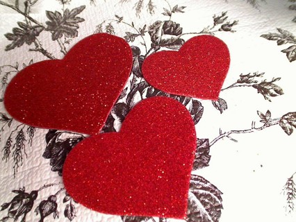 Red Hot Heart Magnets