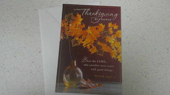 Thanksgiving Card with Envelope