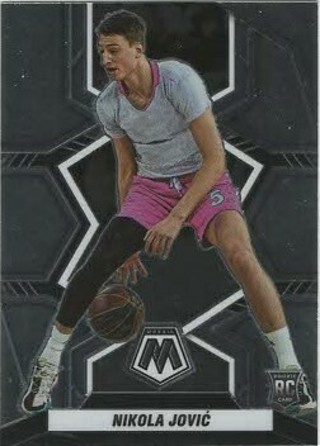 2022 Mosaic Draft Picks Nikola Jovic Miami Heat RC #18!