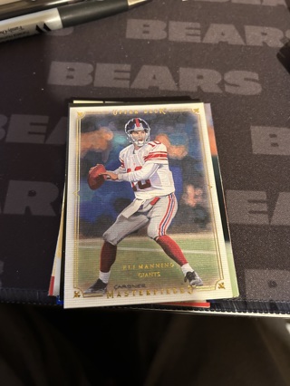 2008 upper deck masterpieces eli manning