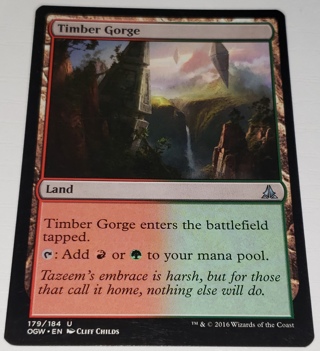 MTG ✨ Timber Gorge - (U) 179/184 Oath of the Gatewatch (OGW) ✨ Magic the Gathering (2016)