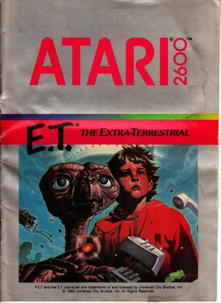 Atari 2600 ET Manual only 1982