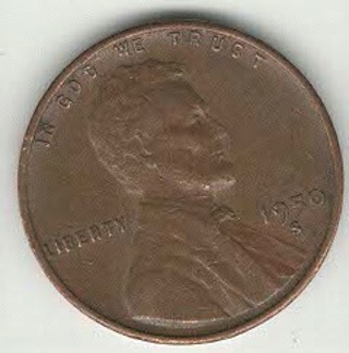 1950 S USA Wheat Penny