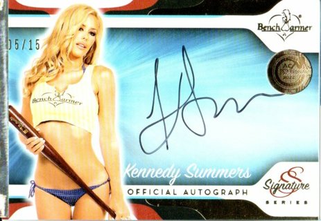 2017 Benchwarmer Kennedy Summers Autograph National 5/15