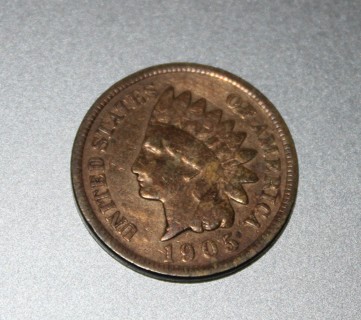 1905 Indian Head Penny Cent Coin United States