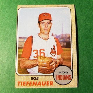 1968 - TOPPS BASEBALL CARD NO. 169 - BOB TIEFFENAUER - INDIANS