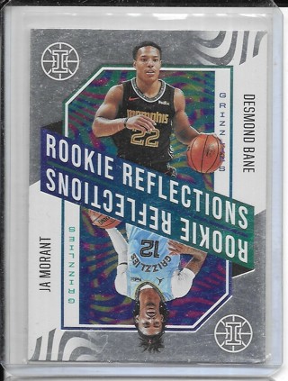 Desmond Bane/Ja Morant 2020-21 Illusions Rookie Reflections #16