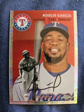 2023 Topps Chrome PA Topps Logo Refractor Adolis Garcia