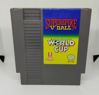 Vintage Super Spike V'ball/World Cup Nintendo NES 1985 (Made In Japan) 