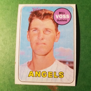 1969 - TOPPS BASEBALL CARD NO. 621 - BILL VOSS - ANGELS