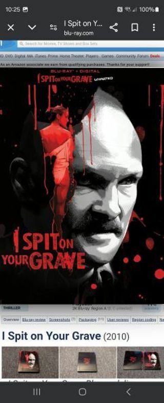 I spit on your grave digital blu ray