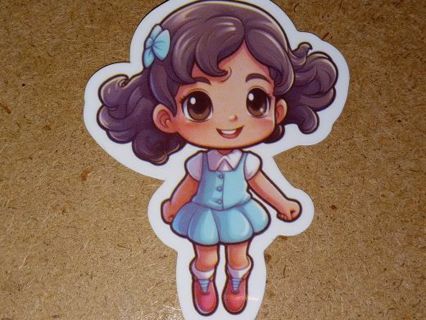 Girl one Cute new vinyl sticker no refunds regular mail only Very nice