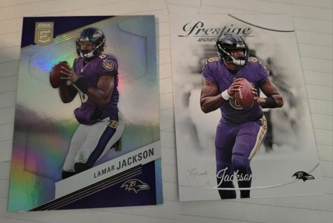 Baltimore Ravens Lamar Jackson cards 2023