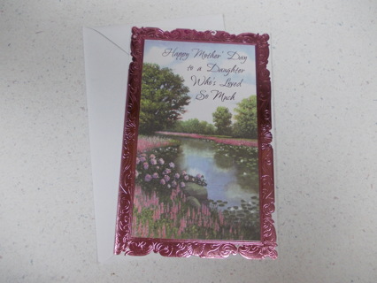 Happy Mother's Day to Daughter Card & Envelope