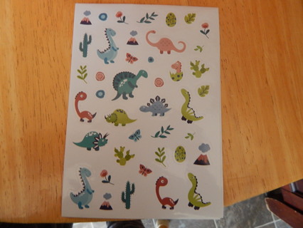 Colorful & Fun Assorted  DINOSAURS  stickers