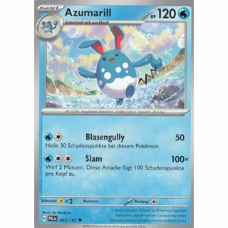 Tradingcard - Pokemon 2023 german Azumarill 045/193 