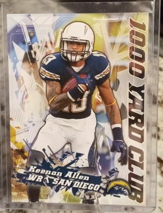 Keenan Allen 2014 Topps 1000 Yard Club Insert Card Los Angeles Chargers