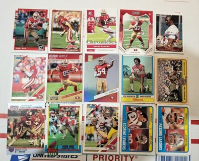 75 card 49er lot