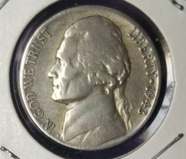 1943-S ☆WAR-time☆ Nickel 35% Silver