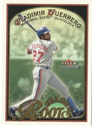 2001 Fleer Tradition Grass Roots Vladimir Guerrero #5GR/15 Expos