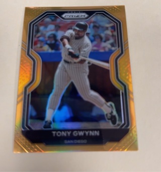 2021 Panini Prizm Tony Gwynn numbered card 