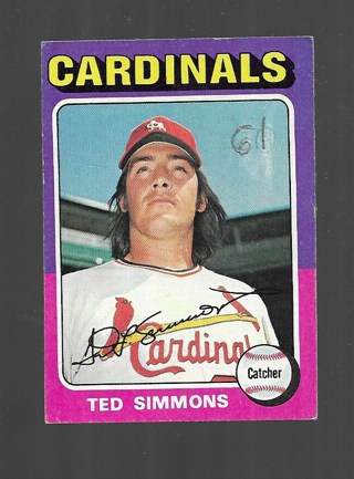 1975 TOPPS TED SIMMONS #75