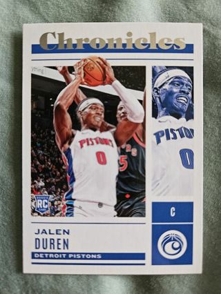 2022-23 Panini Chronicles Rookie Jalen Duren