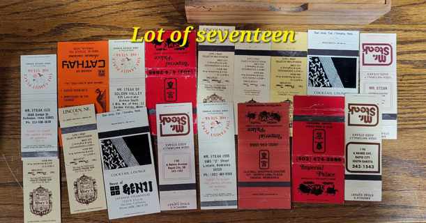 Vintage Matchbook Covers