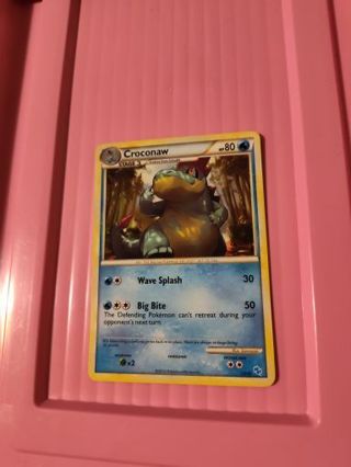 Croconaw Pokemon Card