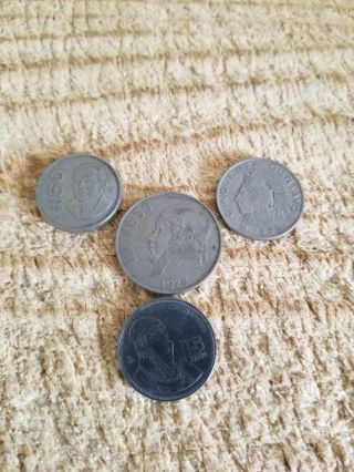 VINTAGE MEXICAN COINAGE LOT.YOU GET ALL YOU SEE.