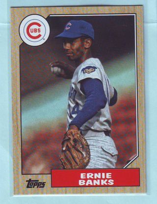 2022 Topps Archives Ernie Banks Baseball Card # 249 Cubs