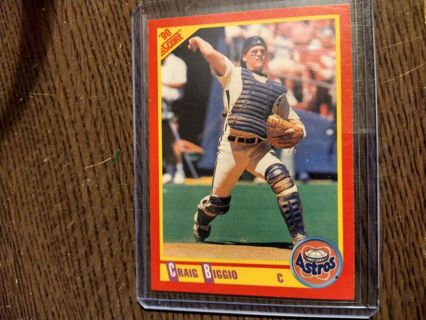Craig Biggio 1990 Score Astros