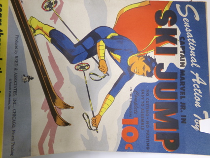 CAPTAIN MARVEL JR. IN SKI JUMP 