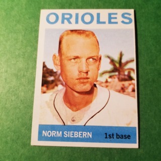 1964 - TOPPS BASEBALL CARD NO. 145 - NORM SIEBERN - ORIOLES