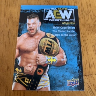 2021 Upper Deck AEW All Elite Wrestling - [Base] #82 AEW Magazine - Brian Cage