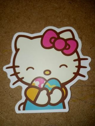 Hello kitty Cool nice vinyl sticker no refunds regular mail only Very nice quality!