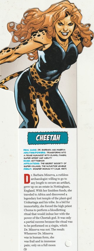 Fandex, DC Comics Card: Very Unusual Shape: CHEETAH